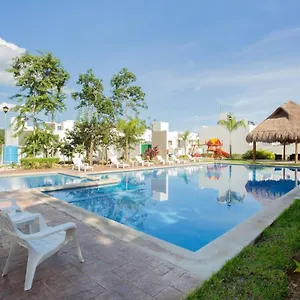 Apartamento Apartamento Gema Turquesa En Privada Con Seguridad Y Familiar, Playa del Carmen
